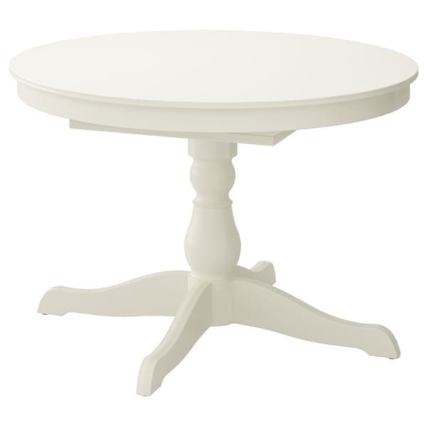 INGATORP - Extendable table, white, 110/155 cm - best price from Maltashopper.com 40217069