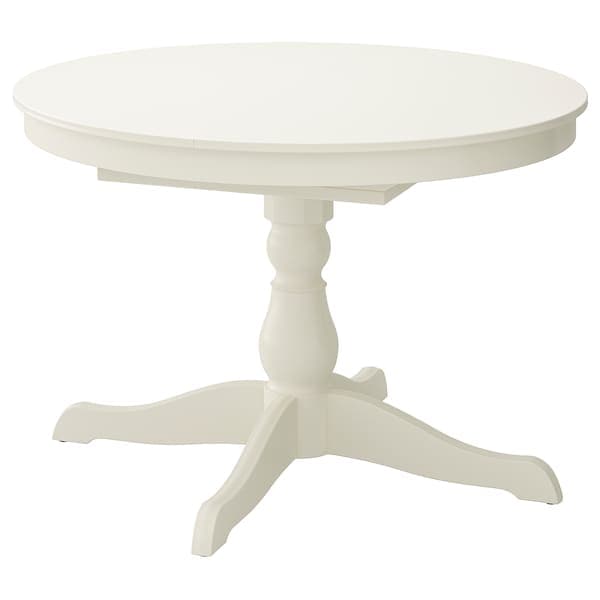 Ikea INGATORP - Extendable table, white, 110/155 cm