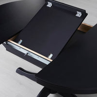 INGATORP - Extendable table, black, 110/155 cm - best price from Maltashopper.com 80217072