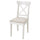 INGOLF Chair - white/Hallarp beige ,