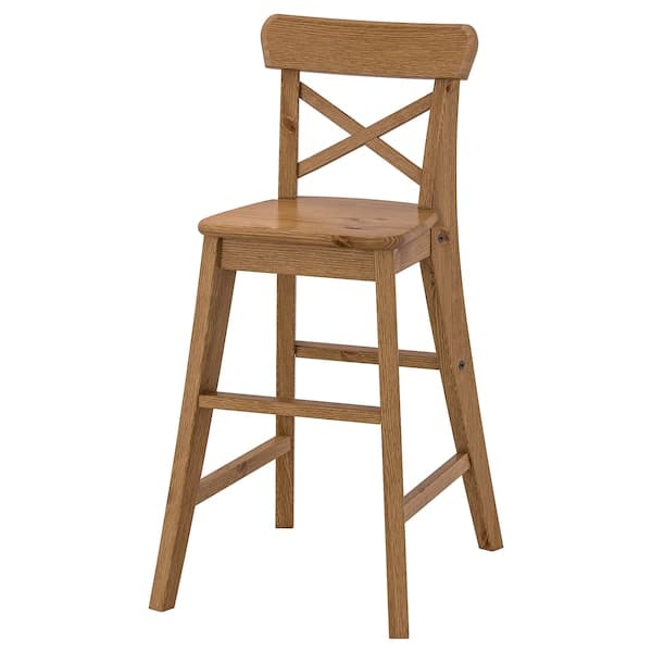 INGOLF - Junior chair, antique stain - best price from Maltashopper.com 60353838