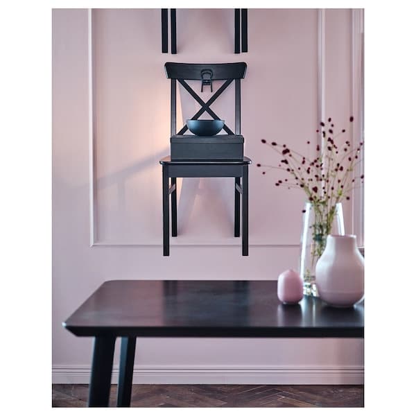 INGOLF - Chair, brown-black - best price from Maltashopper.com 60217822