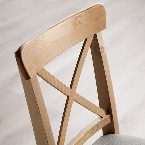 Ikea INGOLF Chair - antiqued mordant/Nolhaga gray-beige ,