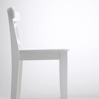 INGOLF - Bar stool with backrest, white, 63 cm - best price from Maltashopper.com 10122647