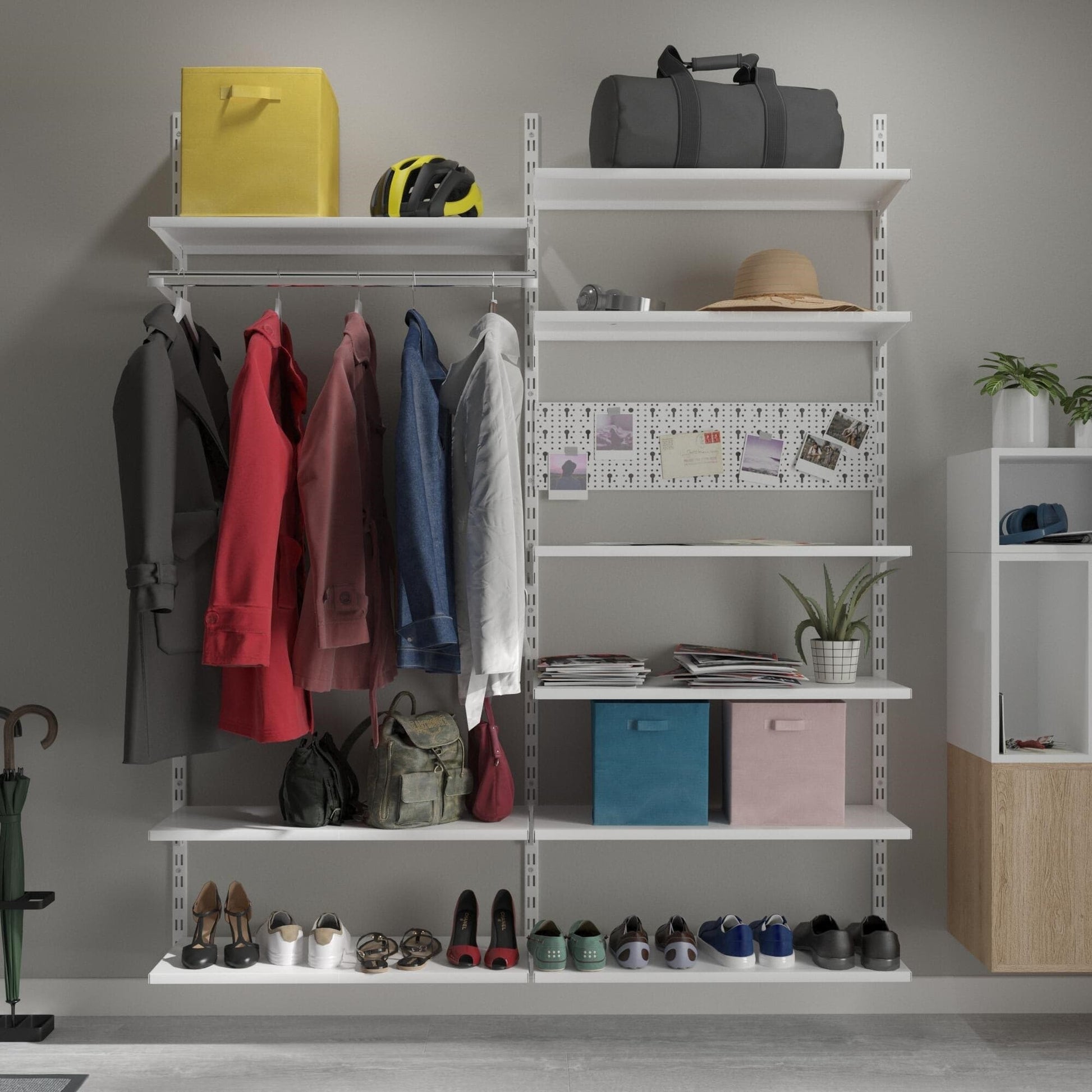 Bricocenter SINGLE RACK 200 CM WHITE SPACEO