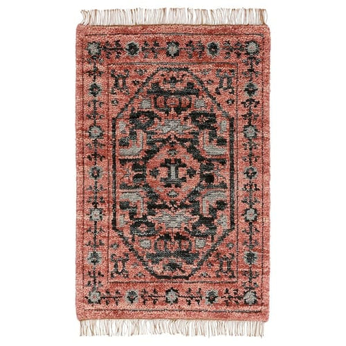 ISGRÄS - Carpet, short pile, multicoloured, , 60x90 cm