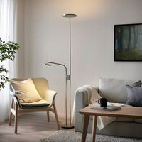 ISJAKT - LED floor lamp/reading lamp , 180 cm - best price from Maltashopper.com 40459708