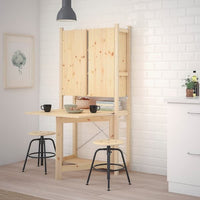 IVAR - 1 section/folding table, pine, , 89x30x179 cm - best price from Maltashopper.com 79469527