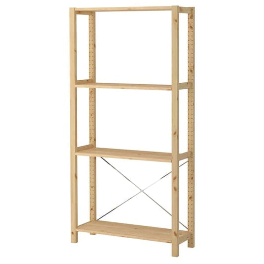Ikea IVAR - 1 section/shelves, pine, 89x30x179 cm