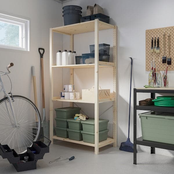 Ikea IVAR - 1 section/shelves, pine, 89x50x179 cm