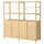 IVAR - IVAR 2 sections/shelves/cabinet, pine, 174x50x179 cm