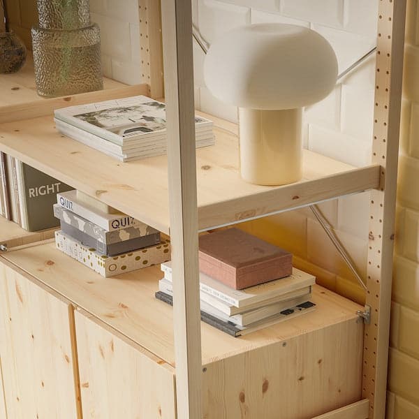 IVAR - 2 sections/floors/mobile, pine, , 174x50x179 cm - best price from Maltashopper.com 69407059