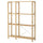 IVAR - IVAR 2 sections/shelves, pine, 134x30x179 cm