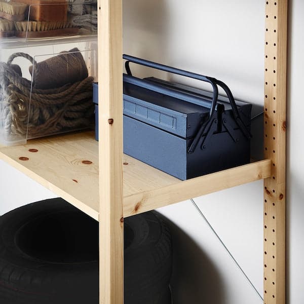 Ikea IVAR - 2 sections/shelves, pine, 134x50x179 cm