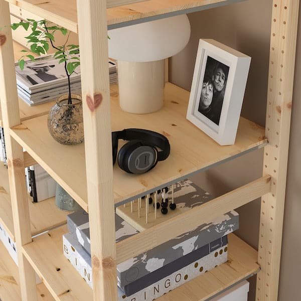 Ikea IVAR - 2 sections/shelves, pine, 134x50x226 cm