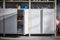 IVAR - 3 sections/cabinet/shelves, pine/white, 259x30x226 cm - best price from Maltashopper.com 69403829