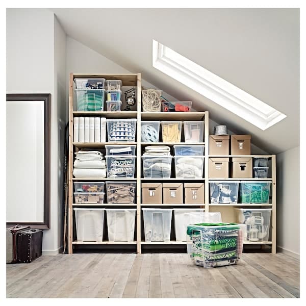 Ikea IVAR - 3 sections/shelves, pine, 259x50x226 cm
