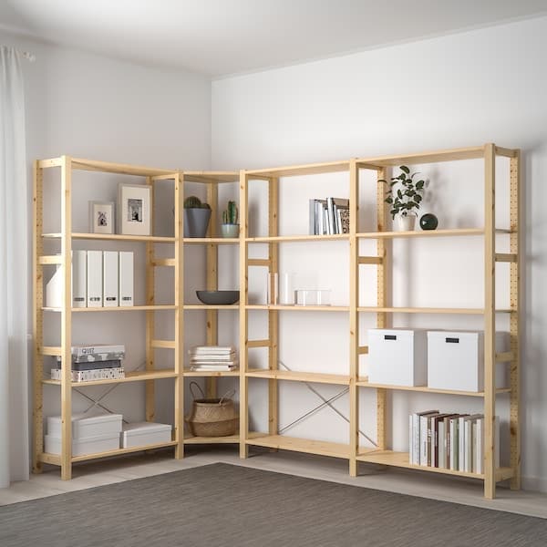 Ikea IVAR - 4 sections/corner, pine, 229/144x30x179 cm