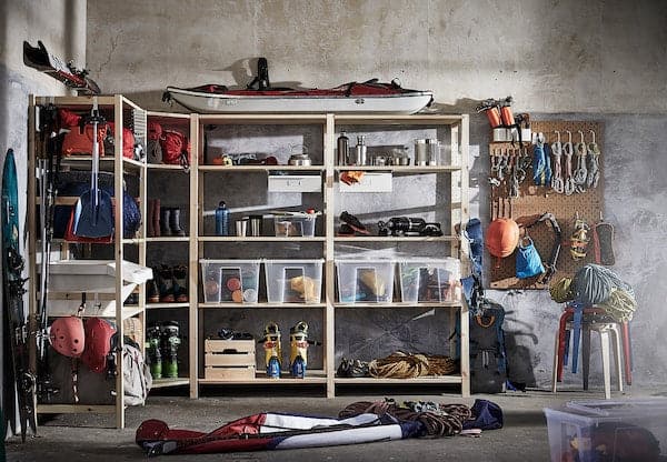 Ikea IVAR - 4 sections/corner, pine, 229/144x30x179 cm