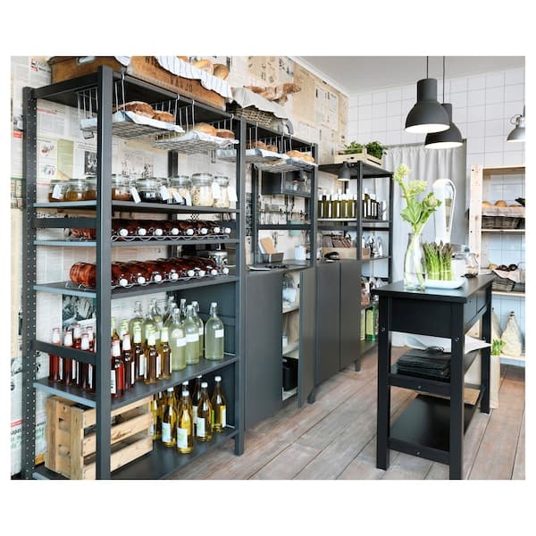 Ikea IVAR - 4 sections/shelves, pine, 344x50x179 cm