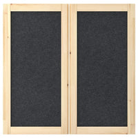 IVAR - Door, dark grey/felt, 42x83 cm - best price from Maltashopper.com 30534567