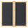 IVAR door, dark grey/felt, 42x83 cm, 2 pack