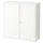 IVAR - IVAR Cabinet with doors, white, 80x83 cm