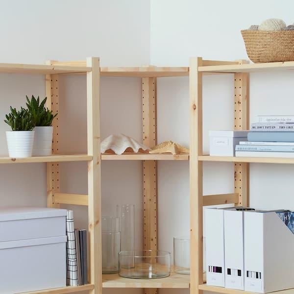 IVAR - Corner post, pine, 226 cm - best price from Maltashopper.com 37489609