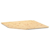 IVAR corner shelf, pine, 76x76x50 cm