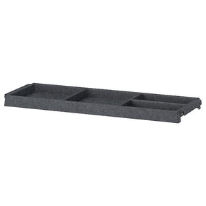 Ikea IVAR - Shelf, dark grey/felt, 83x30 cm