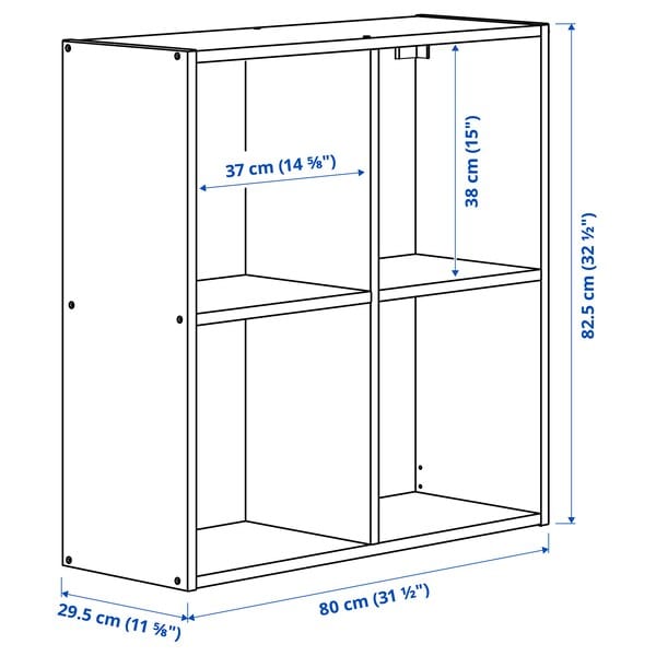 Ikea IVAR - Shelving unit, pine, 80x30x83 cm