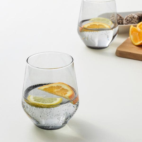 Ikea IVRIG - Glass, grey, 45 cl