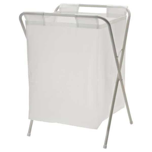 JÄLL - Laundry bag with stand, white, 50 l - best price from Maltashopper.com 30553607