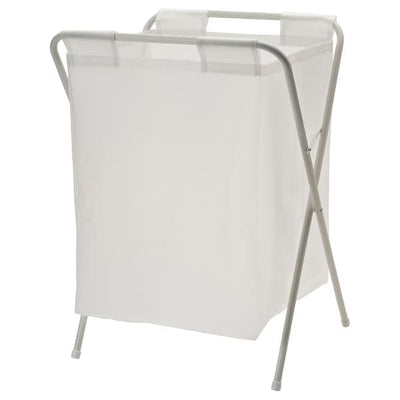 JÄLL - Laundry bag with stand, white, 50 l - best price from Maltashopper.com 30553607