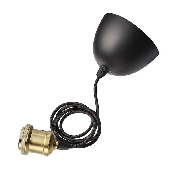 Ikea JÄLLBY - Cord set, textile brass-plated, 1.4 m