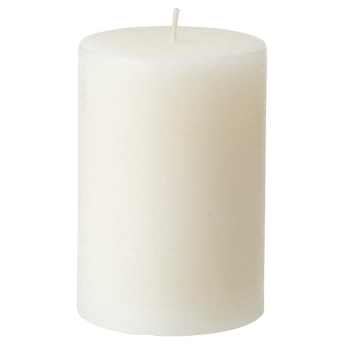 JÄMLIK - Scented candle, Vanilla / light beige,30 h