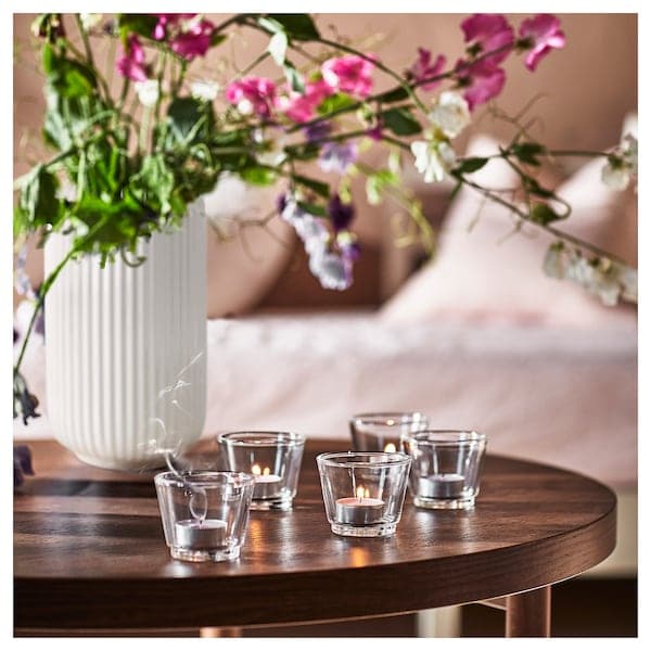 JÄMNMOD - Scented tealight, Sweet pea/purple, 3.5 hr - best price from Maltashopper.com 20502473