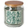 JÄMTSKOGEN scented candle/glass w lid/2 wicks, cypress & eucalyptus/dark green, 10.5 cm