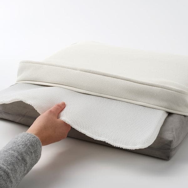 Ikea JÄRPÖN/DUVHOLMEN - Cushion for outdoor chair, white, 50x50 cm