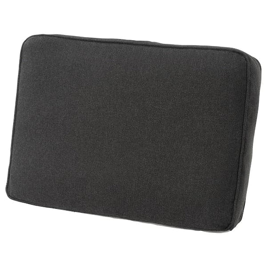 JÄRPÖN/DUVHOLMEN Outdoor back cushion - anthracite 62x44 cm , - best price from Maltashopper.com 09304926