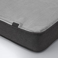 JÄRPÖN/DUVHOLMEN Outdoor seat cushion - anthracite 62x62 cm , - best price from Maltashopper.com 09304907
