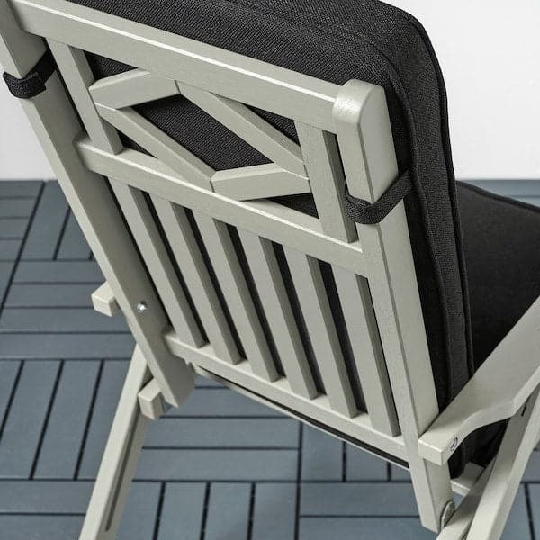JÄRPÖN/DUVHOLMEN Outdoor seat/back cushion - anthracite 116x45 cm , 116x45 cm - best price from Maltashopper.com 49412820