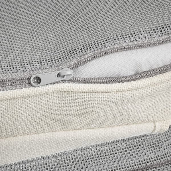 Ikea JÄRPÖN/DUVHOLMEN Outdoor seat/back cushion - white 116x45 cm