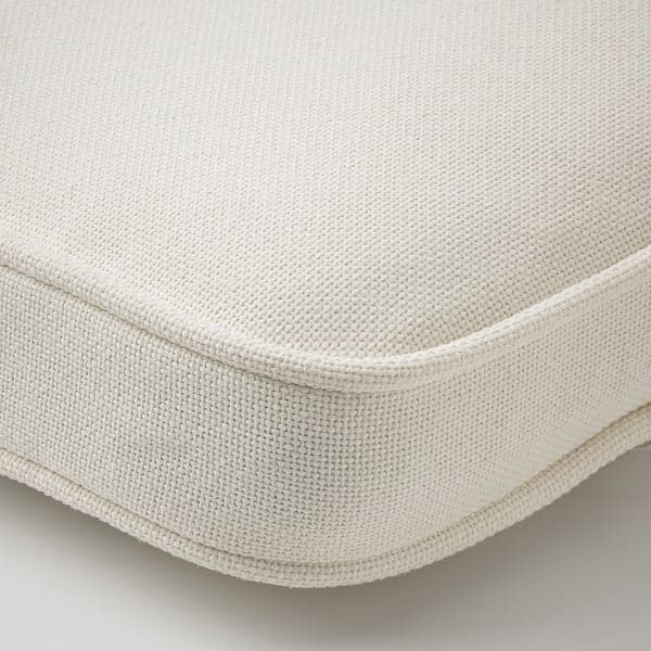 Ikea JÄRPÖN/DUVHOLMEN Outdoor seat/back cushion - white 116x45 cm