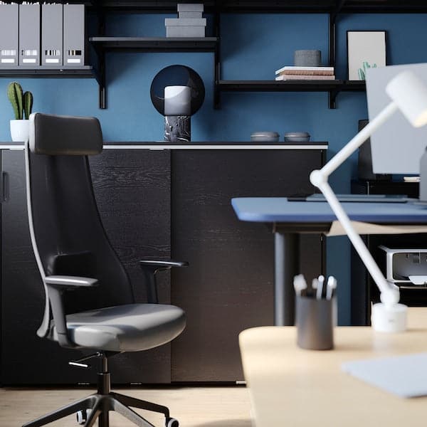 JÄRVFJÄLLET Office chair with armrests , - best price from Maltashopper.com 80510639