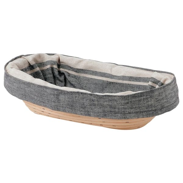 Ikea JÄSNING - Leavening/bread basket, 30x17 cm