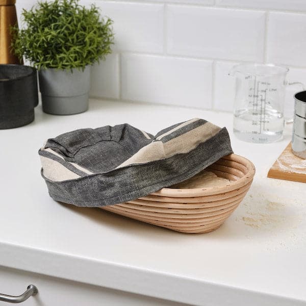 Ikea JÄSNING - Leavening/bread basket, 30x17 cm