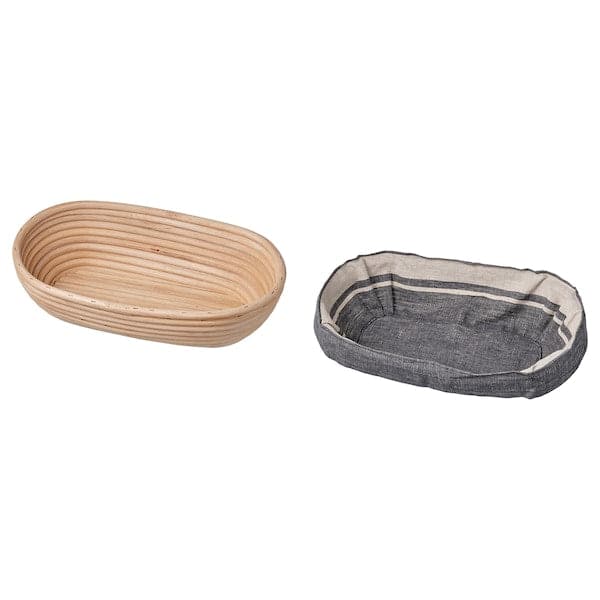 Ikea JÄSNING - Leavening/bread basket, 30x17 cm