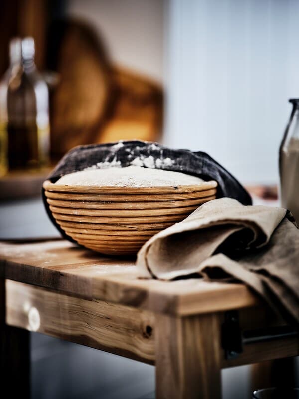 Ikea JÄSNING - Proofing/bread basket, 22 cm