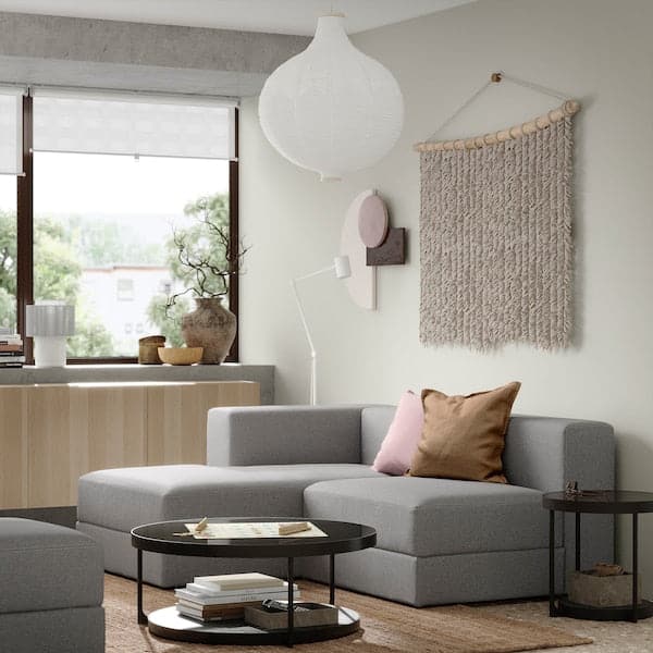 Ikea JÄTTEBO - 2.5-seater comp sofa / chaise longue, left / Tonerud gray ,